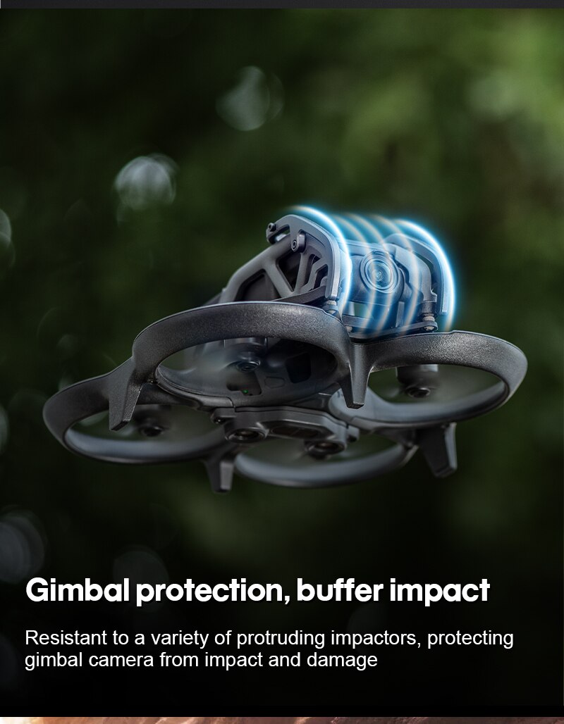 Aluminum Alloy Gimbal Camera Anti-collision Bar for DJI Avata Combo Drone Lens Bumper Protector Bump-resistant Guard Accessories