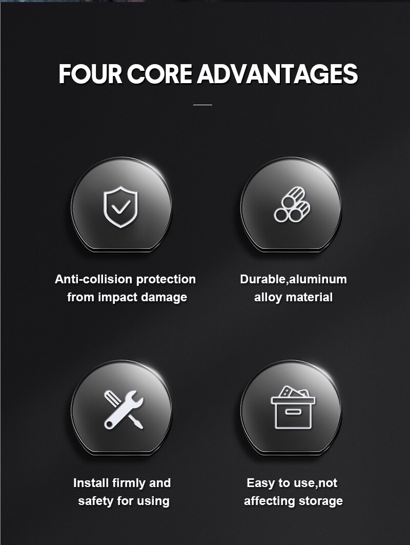 Aluminum Alloy Gimbal Camera Anti-collision Bar for DJI Avata Combo Drone Lens Bumper Protector Bump-resistant Guard Accessories