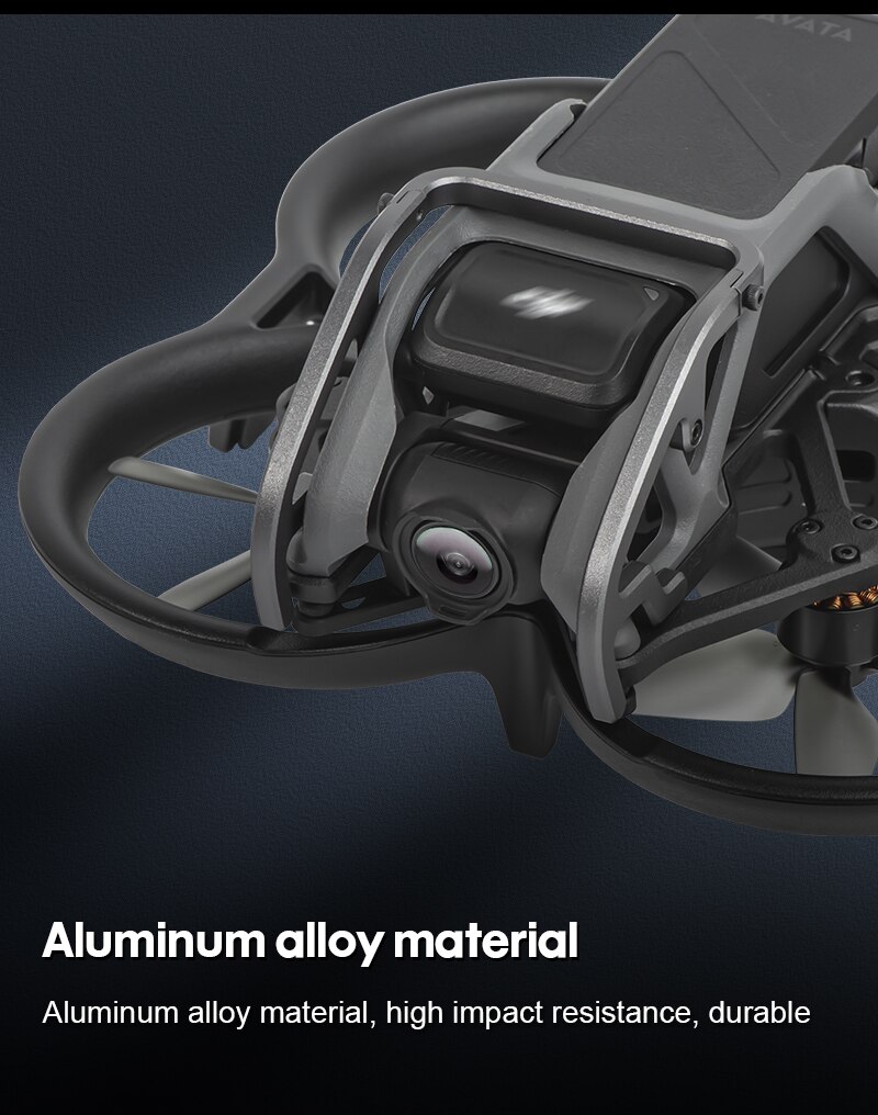 Aluminum Alloy Gimbal Camera Anti-collision Bar for DJI Avata Combo Drone Lens Bumper Protector Bump-resistant Guard Accessories