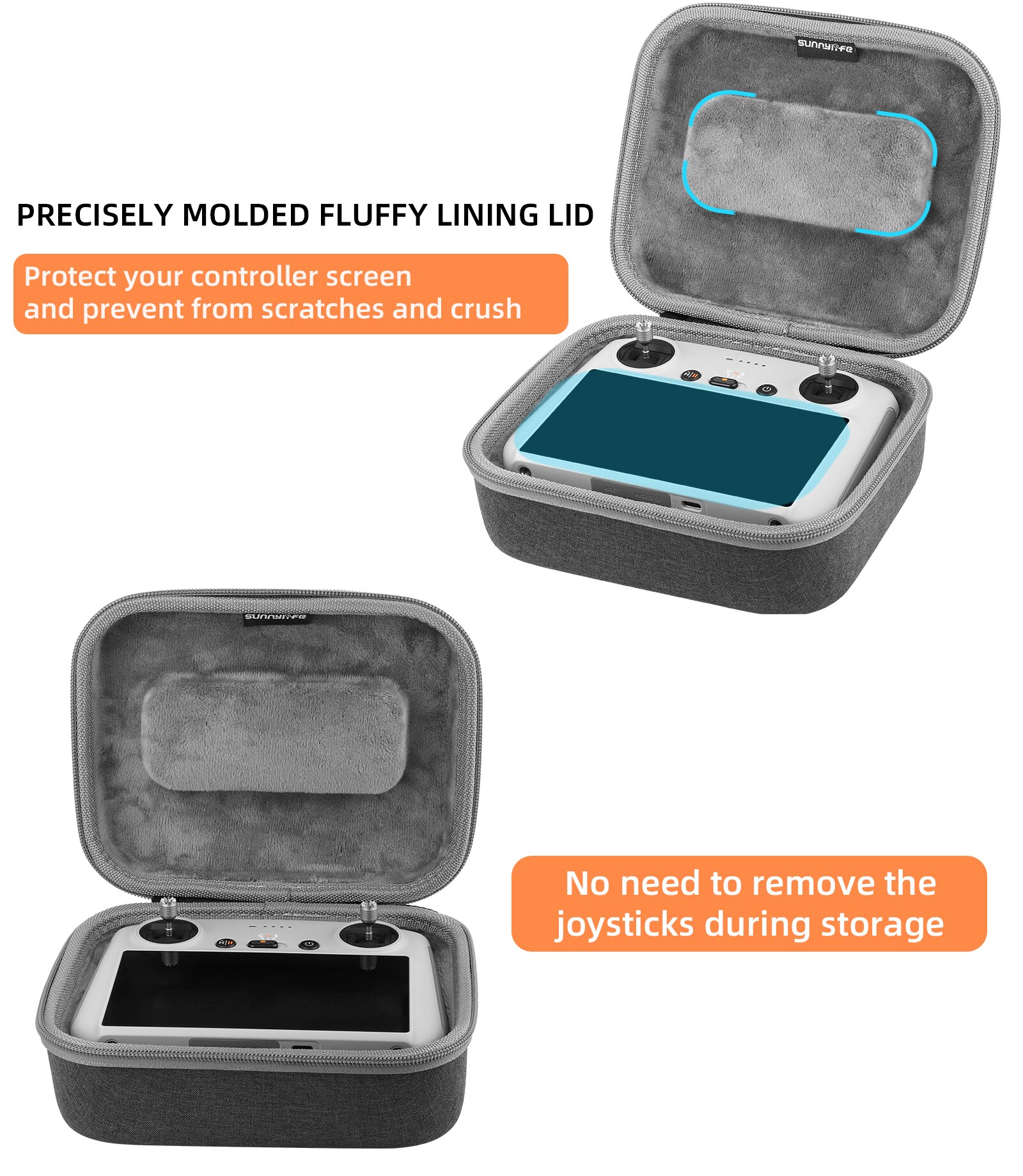 for DJI Mini 3 pro Storage Bag DJI RC remote controller case Portable Carrying Box Case Handbag Smart Controller Accessories