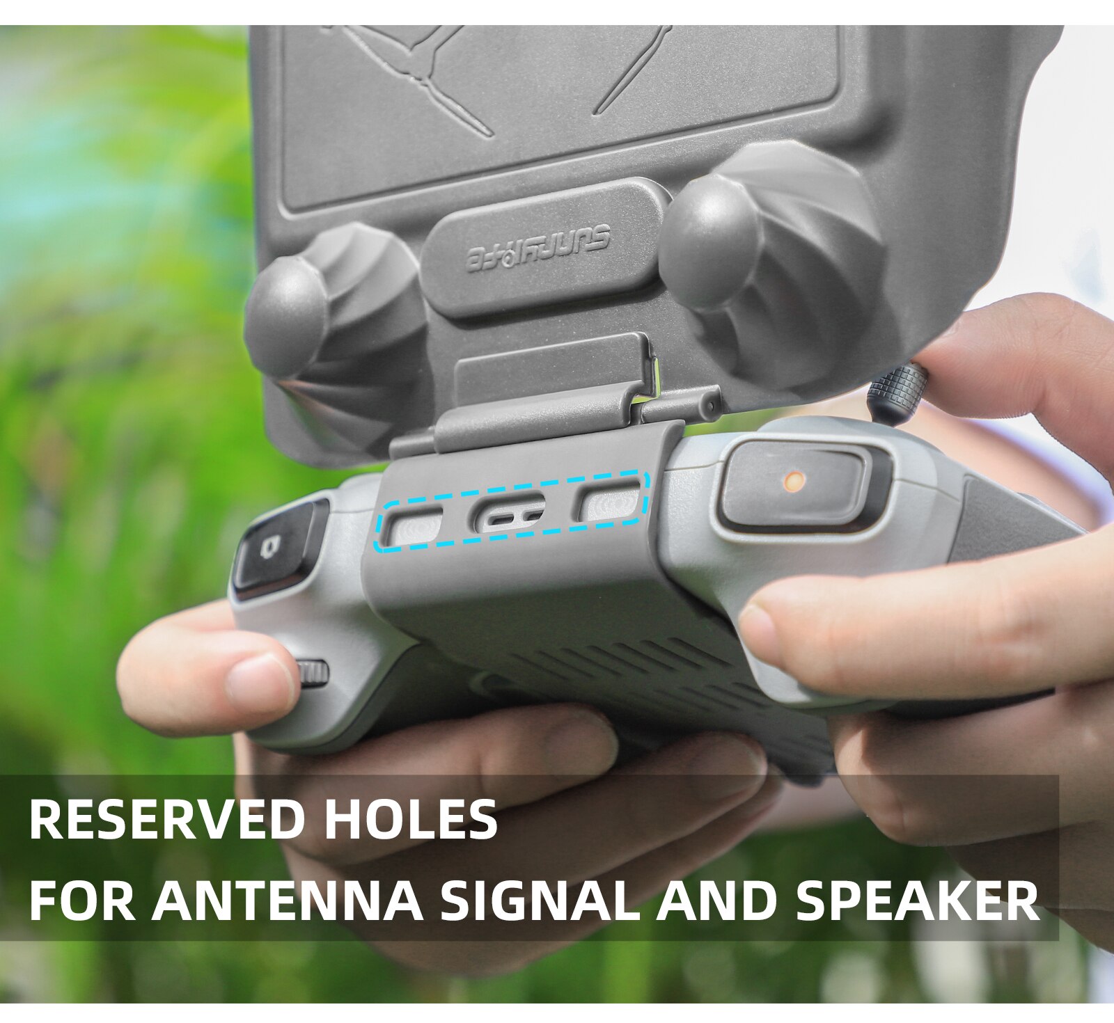 For DJI RC Remote Controller Sun Hood and Remote Cover Multifunctional Two-in-one for DJI MINI 3 PRO Foldable Controller Hood