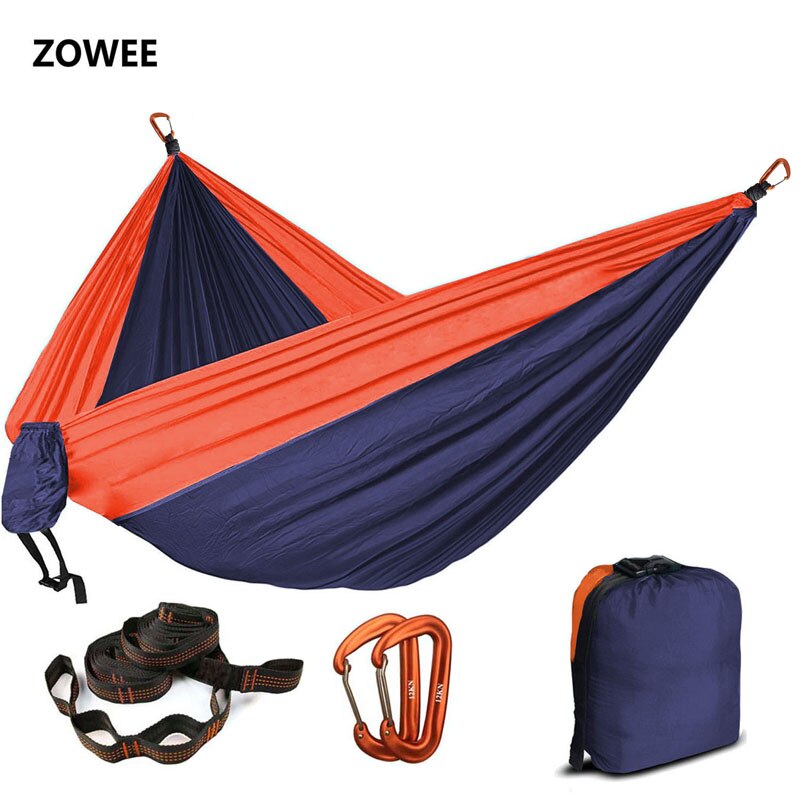 5 Color 2 People Portable Parachute Hammock Camping Survival Garden Hunting Leisure Hamac Travel Double Person Hamak