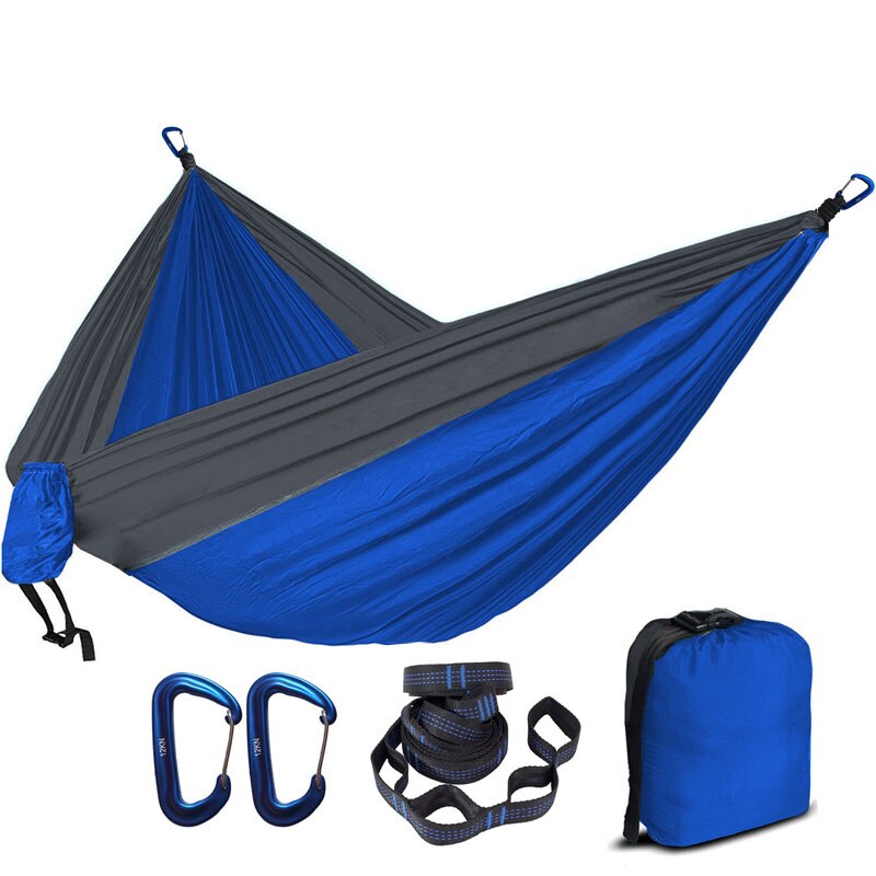 5 Color 2 People Portable Parachute Hammock Camping Survival Garden Hunting Leisure Hamac Travel Double Person Hamak