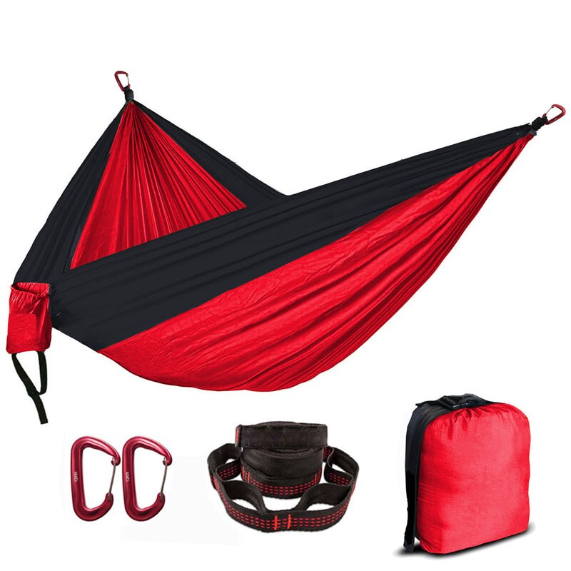 5 Color 2 People Portable Parachute Hammock Camping Survival Garden Hunting Leisure Hamac Travel Double Person Hamak