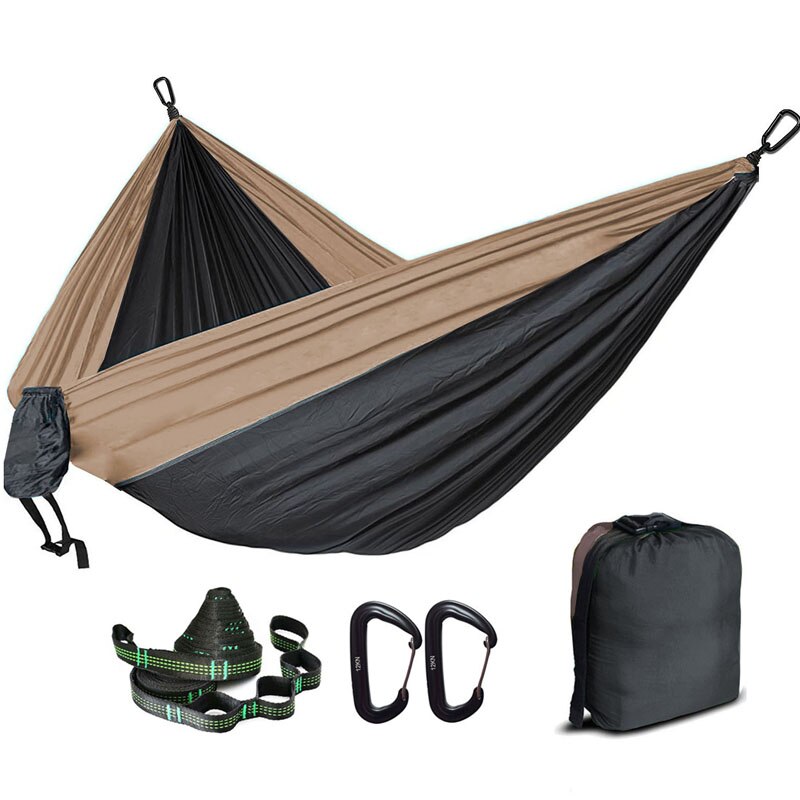 5 Color 2 People Portable Parachute Hammock Camping Survival Garden Hunting Leisure Hamac Travel Double Person Hamak