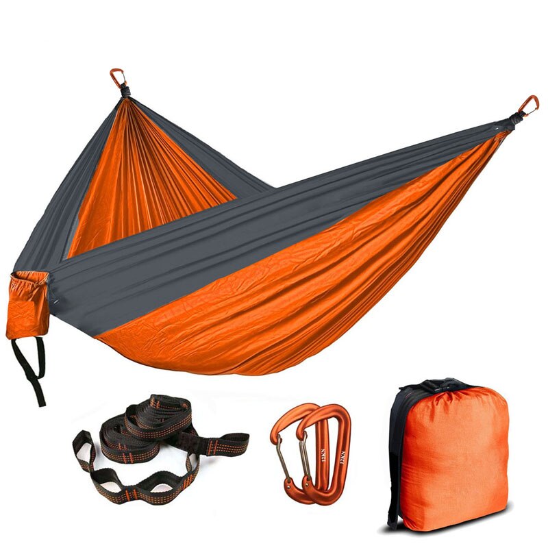 5 Color 2 People Portable Parachute Hammock Camping Survival Garden Hunting Leisure Hamac Travel Double Person Hamak