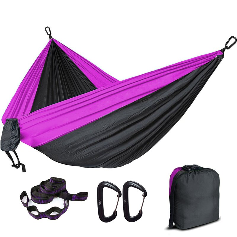 5 Color 2 People Portable Parachute Hammock Camping Survival Garden Hunting Leisure Hamac Travel Double Person Hamak