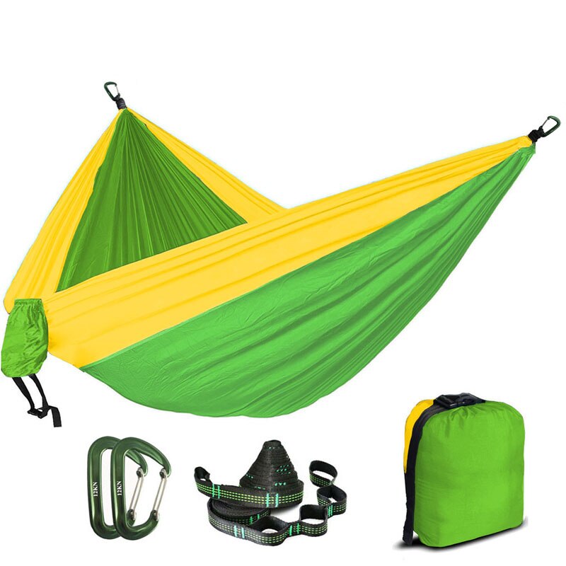 5 Color 2 People Portable Parachute Hammock Camping Survival Garden Hunting Leisure Hamac Travel Double Person Hamak