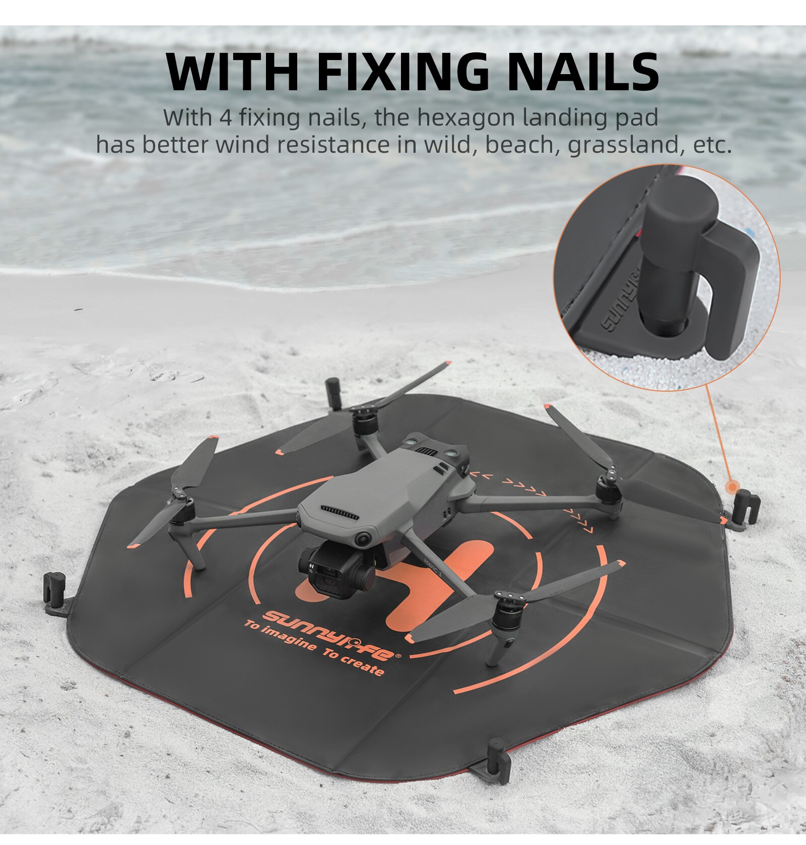 Foldable Drones Landing Pad for DJI Mavic Mini Drone Parking Apron 60cm Parking Mats Quadcopters Accessories with Storage Bag