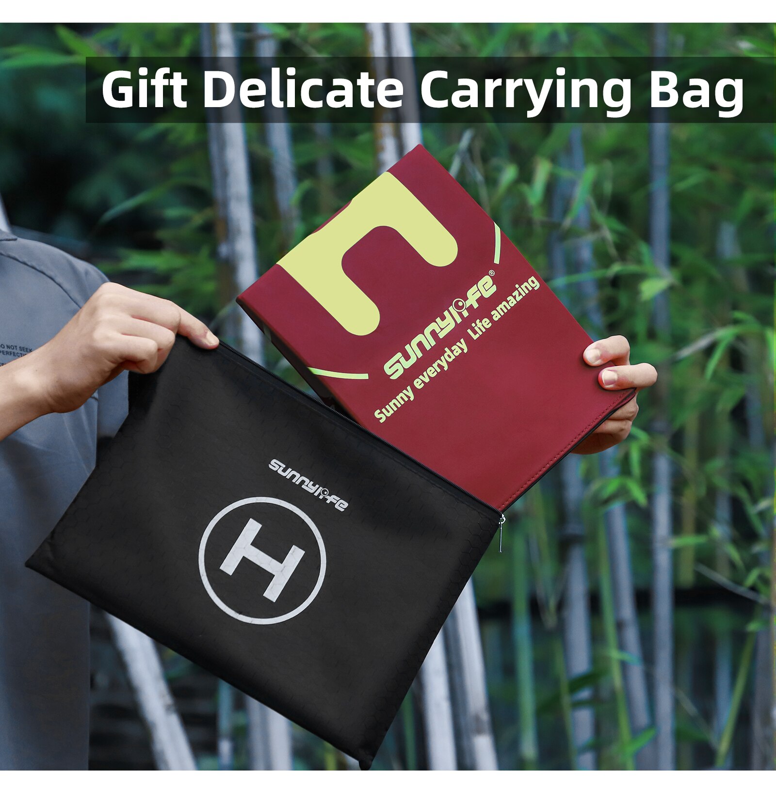 Foldable Drones Landing Pad for DJI Mavic Mini Drone Parking Apron 60cm Parking Mats Quadcopters Accessories with Storage Bag