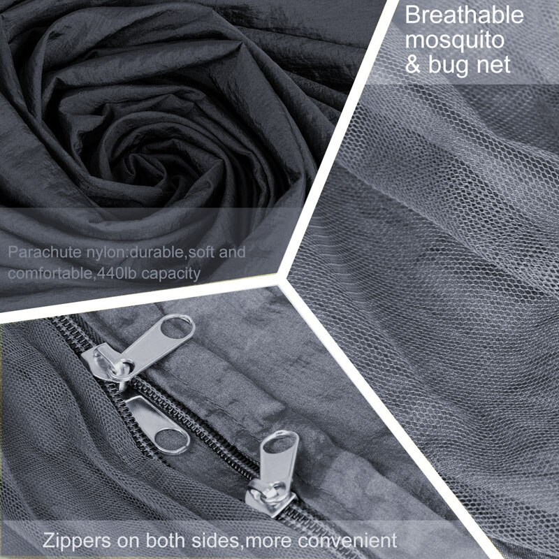 Portable Mosquito net Hammock Double-person Folded Into The Pouch Mosquito Net Hammock Hanging Bed For Travel Kits Camping