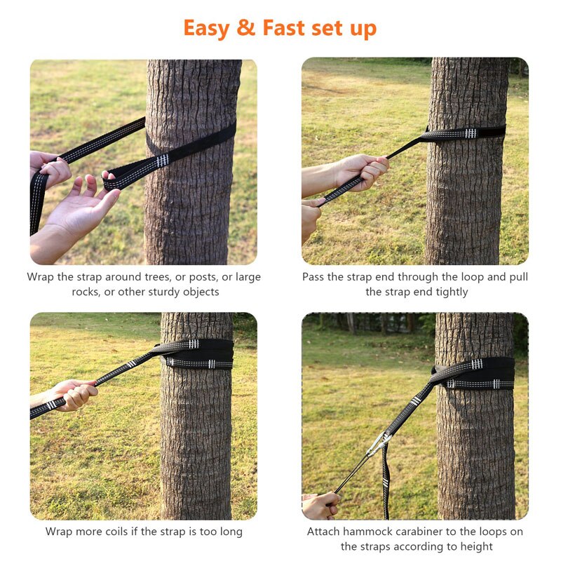 Portable Mosquito net Hammock Double-person Folded Into The Pouch Mosquito Net Hammock Hanging Bed For Travel Kits Camping