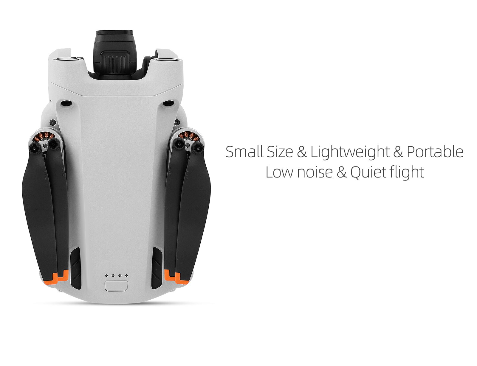 Sunnylife 8pcs Propellers for DJI Mini 3 Pro Drone 6030F Prop Accessories Less Lower Noise Reduction Quick Release Propeller