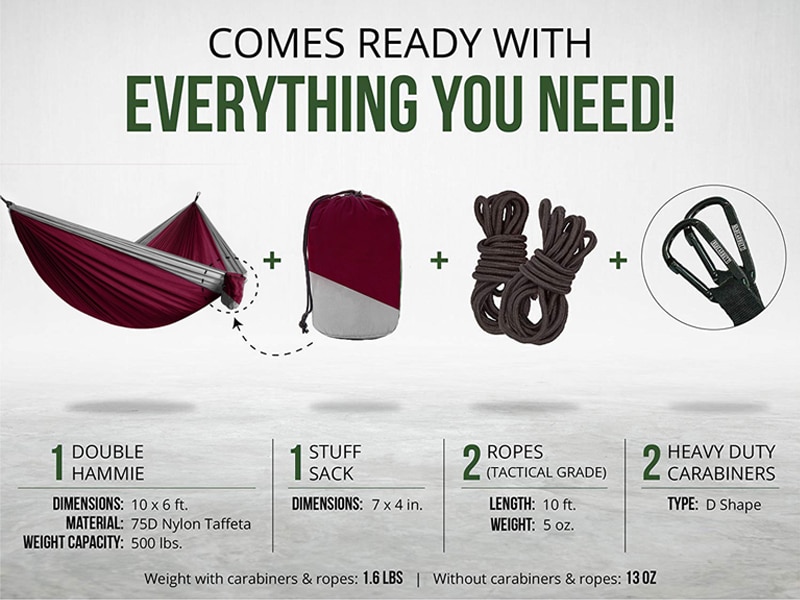 2019 Ultra-Large Light weight Parachute Hammock Camping Survival Garden Hunting Leisure Hamac Travel Double Person Hamak Ramac