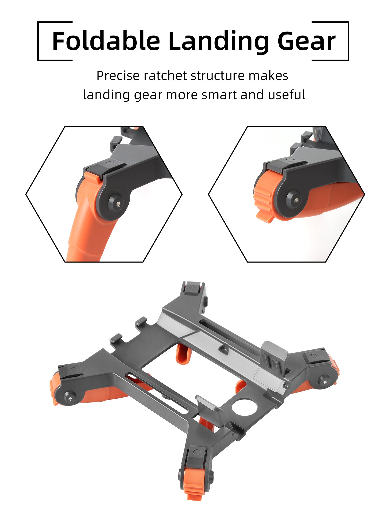 Foldable Heightening Landing Gear for DJI MAVIC 3 /AIR 2S/MINI 2 Landing Gear Drone Feet Stand Support Protector Accessories