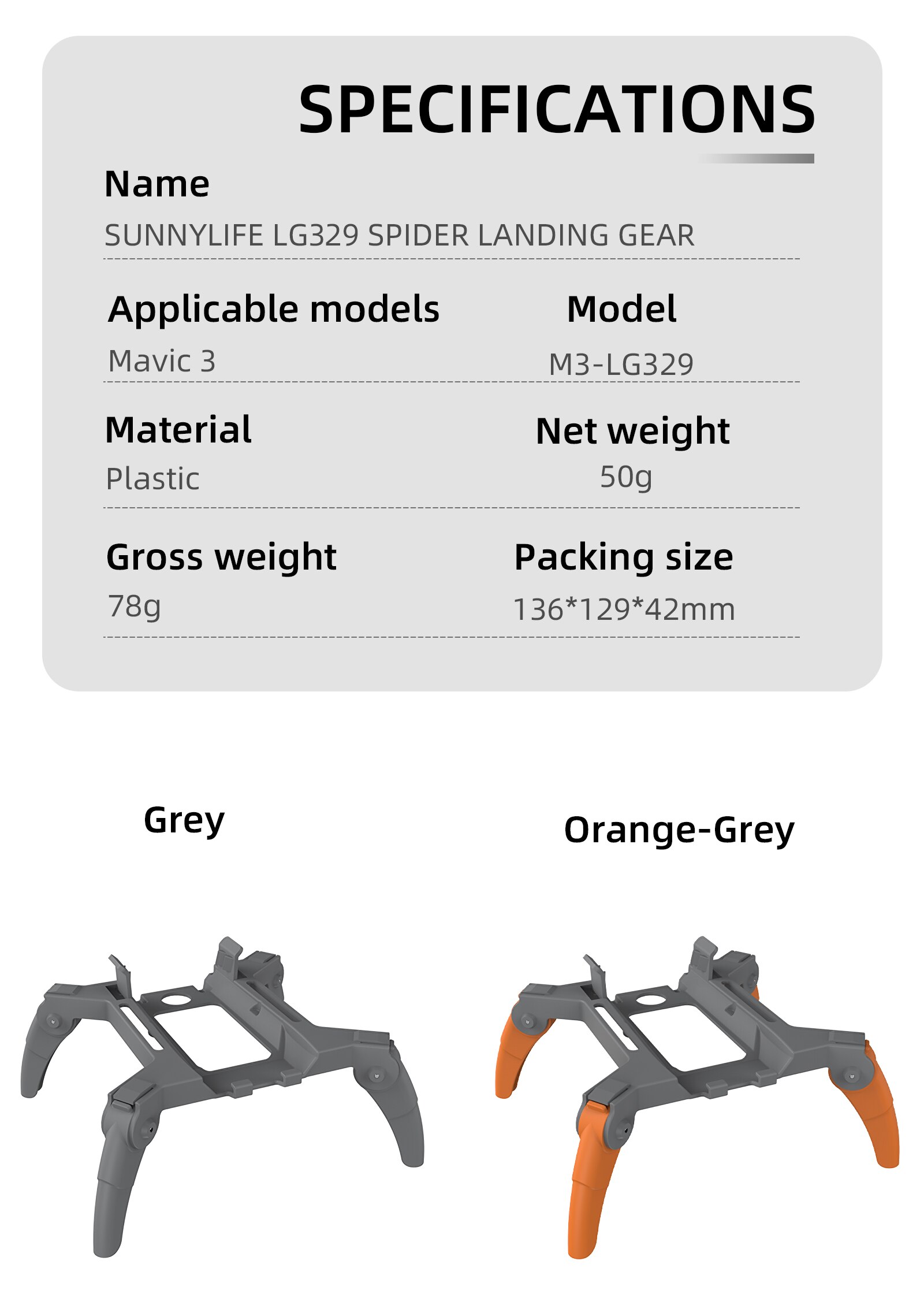 Foldable Heightening Landing Gear for DJI MAVIC 3 /AIR 2S/MINI 2 Landing Gear Drone Feet Stand Support Protector Accessories