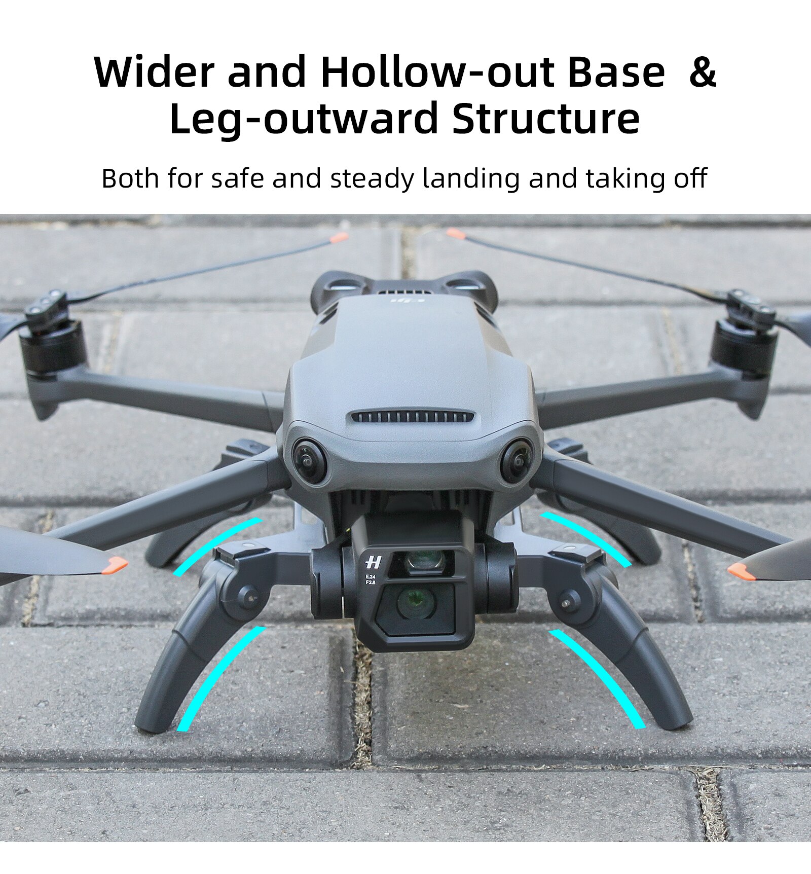 Foldable Heightening Landing Gear for DJI MAVIC 3 /AIR 2S/MINI 2 Landing Gear Drone Feet Stand Support Protector Accessories