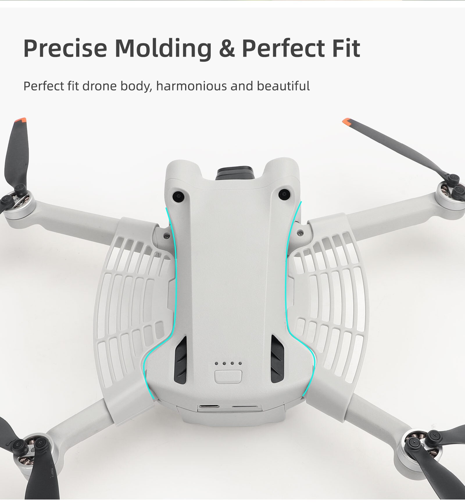 Protection Baffle To Protect Hands From Being Injured By The Propeller for DJI Mini 3 Pro Flying and Landing Safety Shield