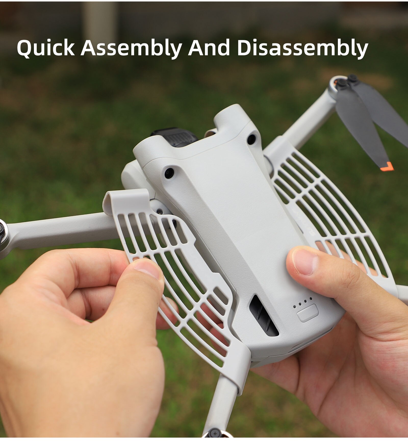 Protection Baffle To Protect Hands From Being Injured By The Propeller for DJI Mini 3 Pro Flying and Landing Safety Shield