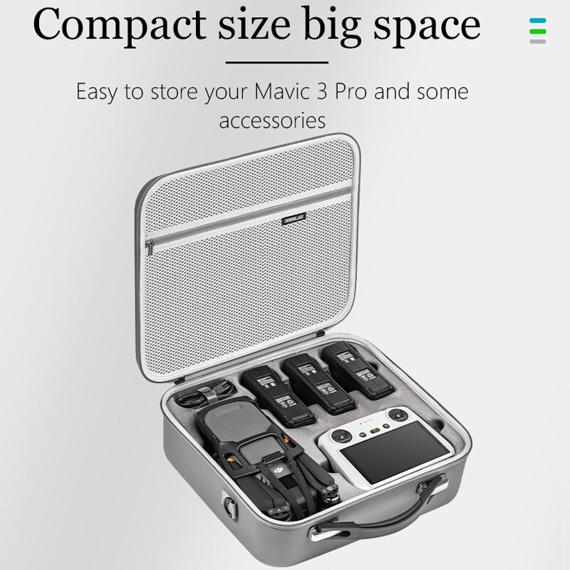 Storage Bag for DJI Mavic 3 PRO Portable Shoulder Bag All In One Carrying Case for DJI RC/ RC PRO Remote Control Accessories