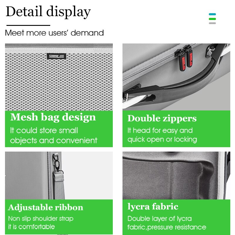 Storage Bag for DJI Mavic 3 PRO Portable Shoulder Bag All In One Carrying Case for DJI RC/ RC PRO Remote Control Accessories