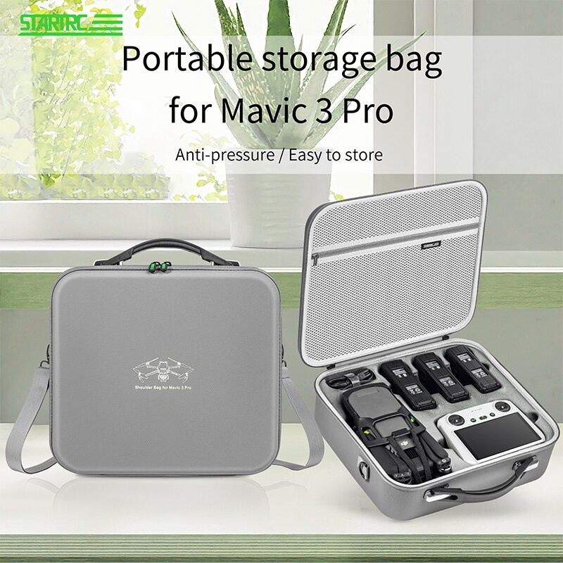 Storage Bag for DJI Mavic 3 PRO Portable Shoulder Bag All In One Carrying Case for DJI RC/ RC PRO Remote Control Accessories