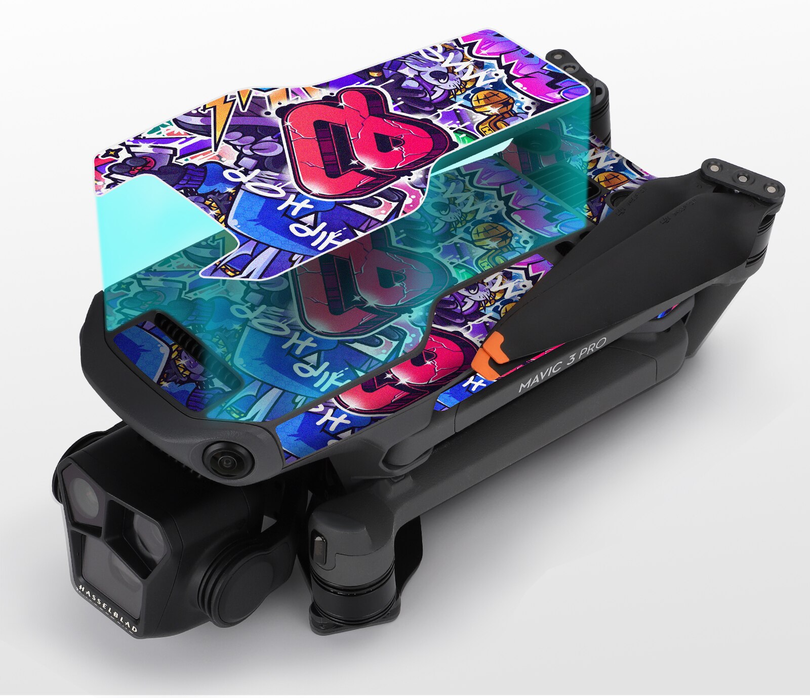 Decal Style PVC Skin Stickers for DJI Mavic 3 PRO Decal Skin Sticker Drone Body + Remote Controller+Arm Stickers Accessories