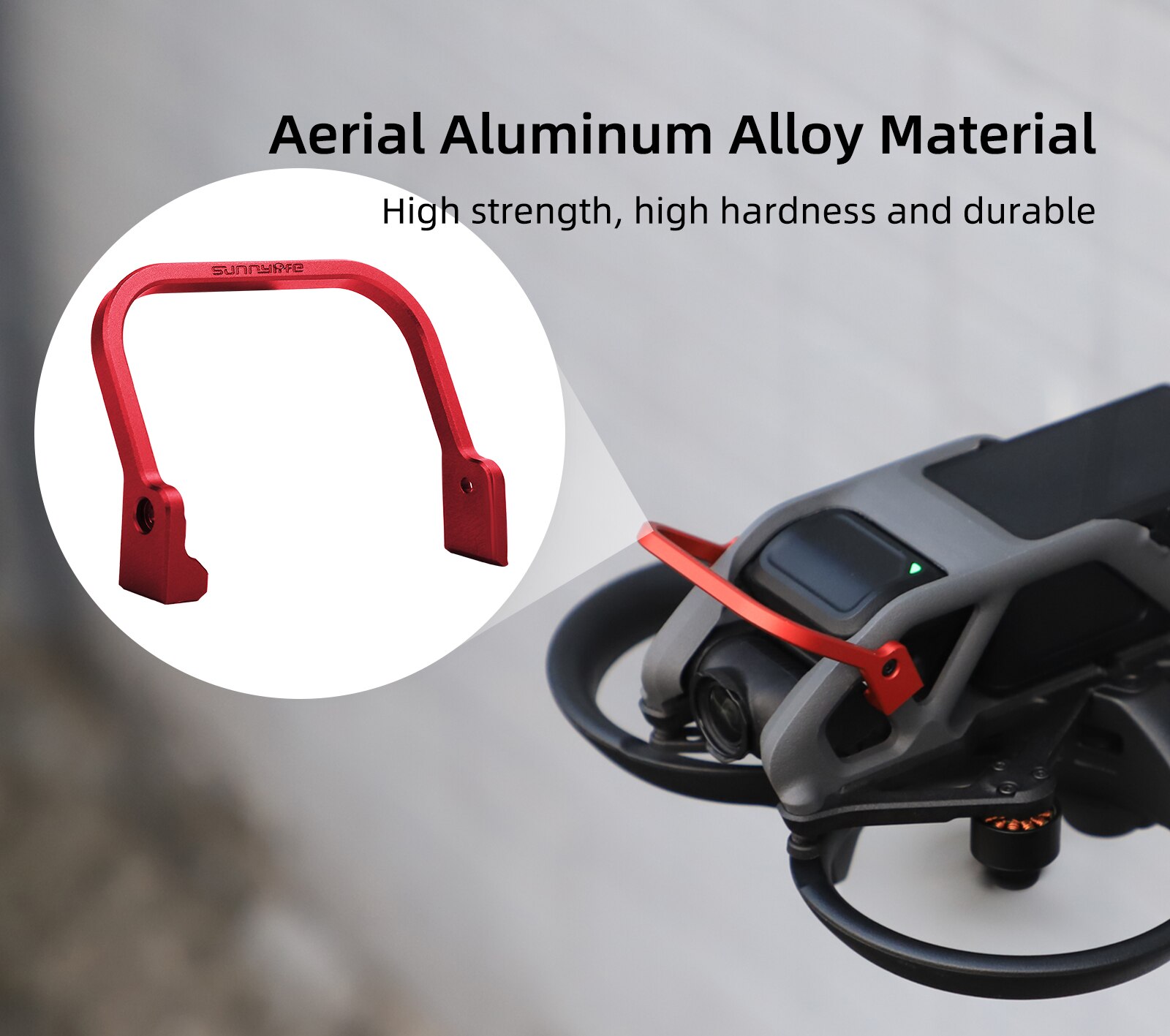 FOR DJI AVATA Gimbal Bumper Aluminum Alloy Gimbal Guard Bump-resistant Drone Camera Lens Protection for DJI Avata Accessories