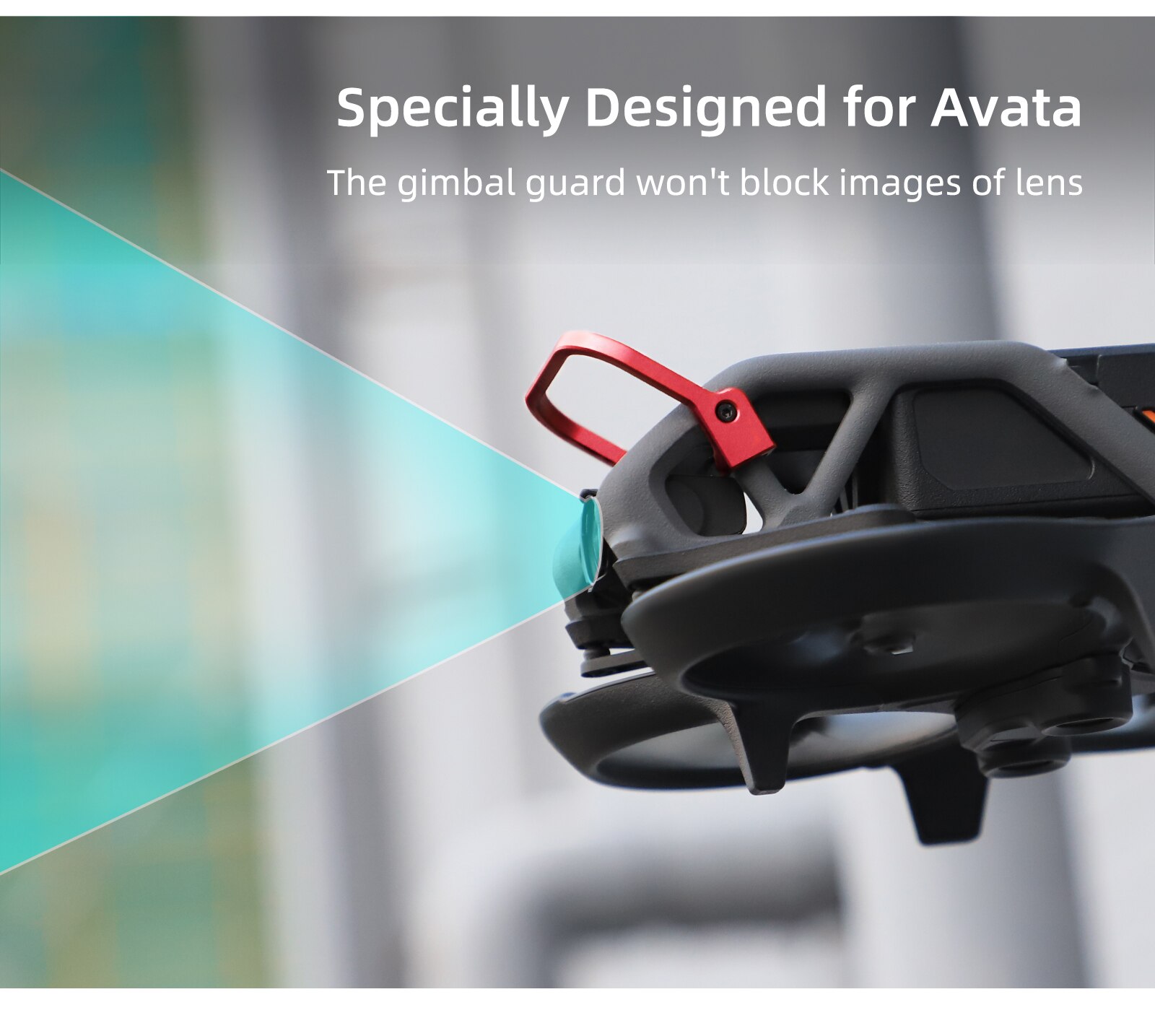 FOR DJI AVATA Gimbal Bumper Aluminum Alloy Gimbal Guard Bump-resistant Drone Camera Lens Protection for DJI Avata Accessories