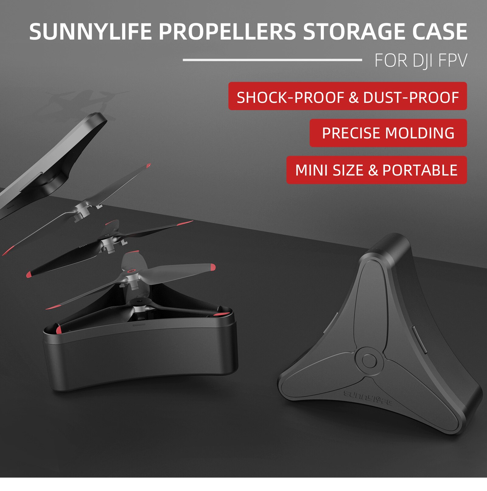 For DJI FPV 5328S Propeller Storage Case Propeller Blade Anti-fall Protection Box for DJI FPV Drone Accessories