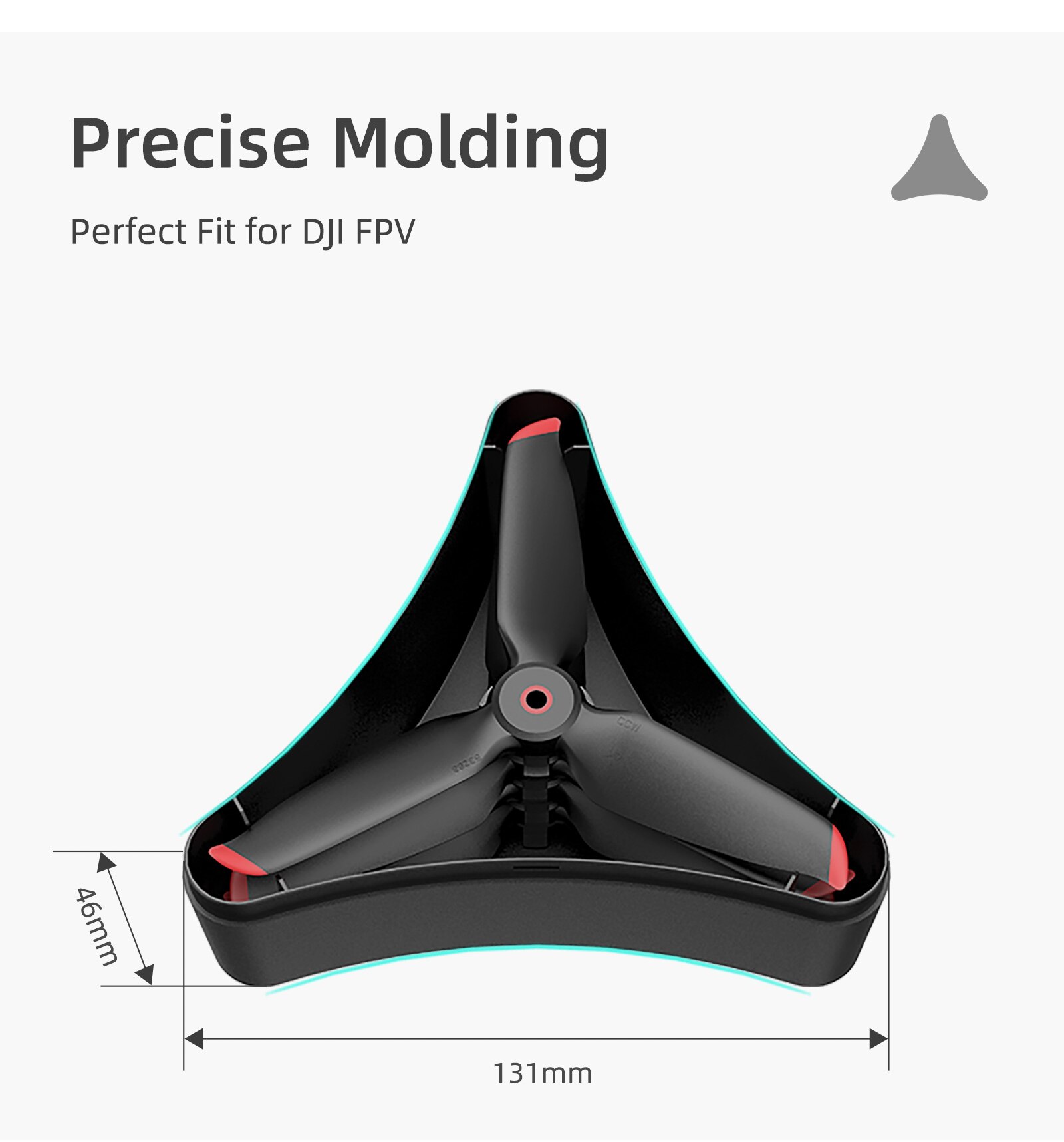 For DJI FPV 5328S Propeller Storage Case Propeller Blade Anti-fall Protection Box for DJI FPV Drone Accessories