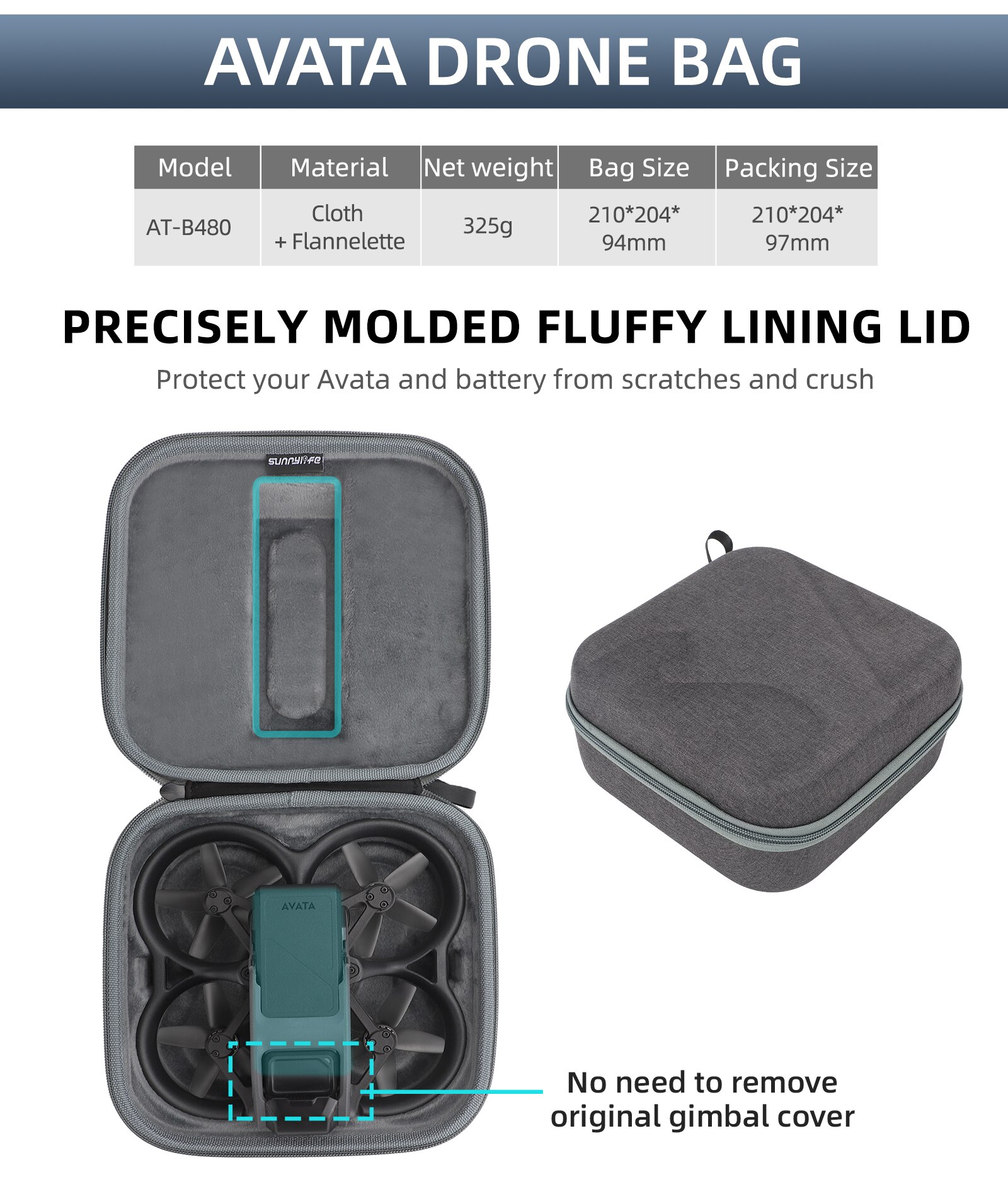 Storage Handbag for DJI Avata Case Goggles 2 Portable Carrying bag for DJI Avata FPV Accessories Kit Shoulder Bag