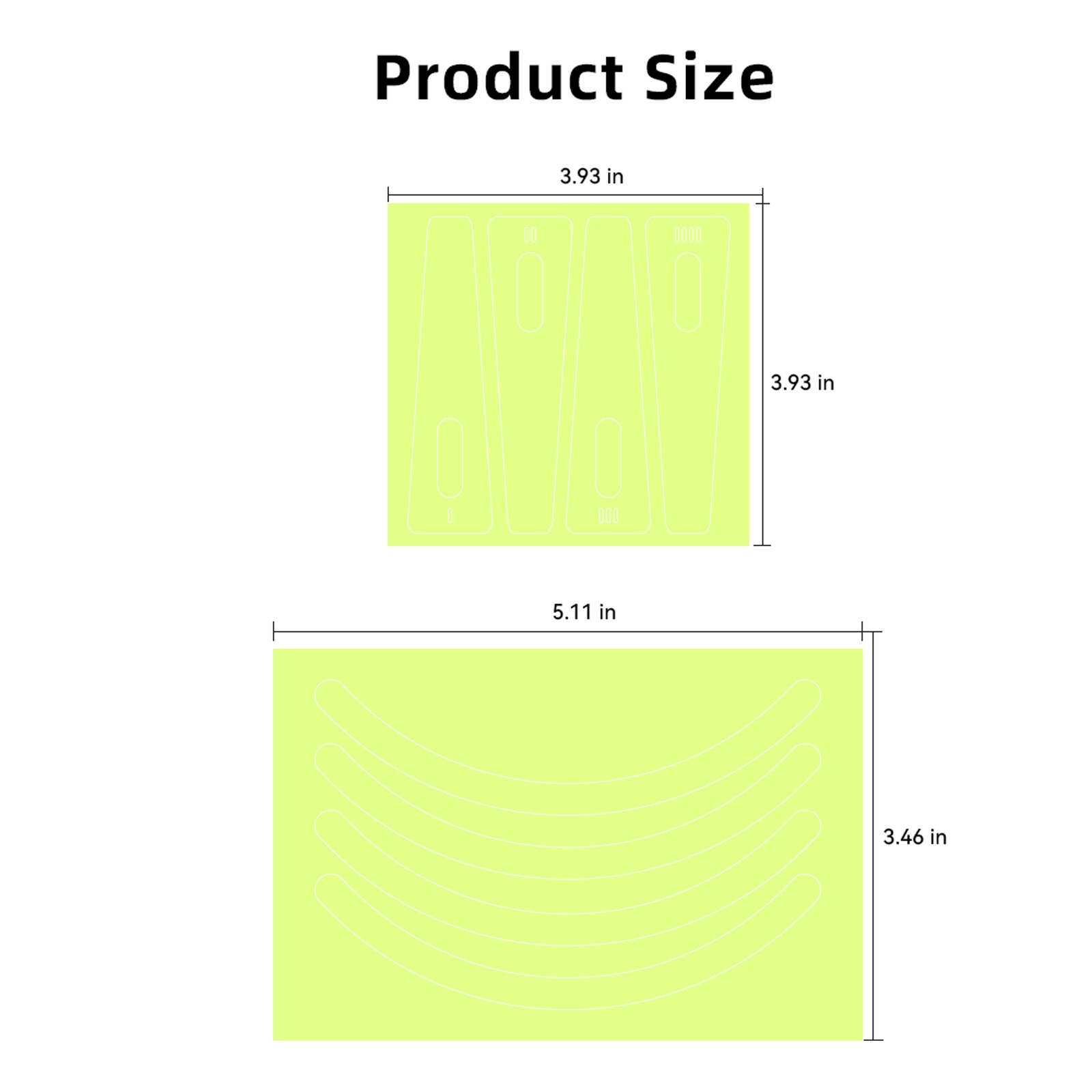 Fluorescent Decorative Stickers for DJI Avata Fpv Night Reflective Warning Sticker Glow In The Dark Luminous Tape Accessories