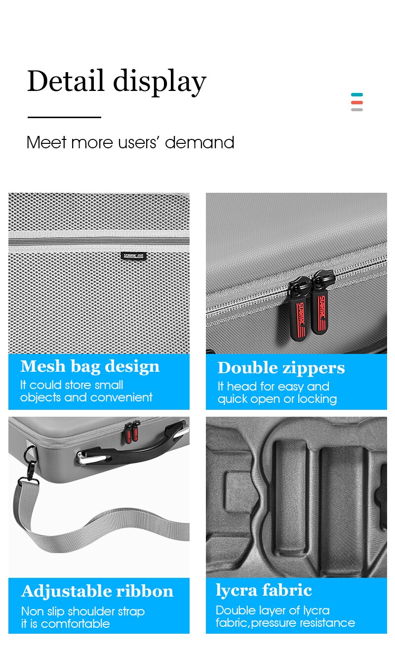 For DJI Avata Shoulder Bag PU Waterproof Carrying Case Portable Handbag for DJI FPV Flight Goggles 2/V2 Accessory Storage Bag