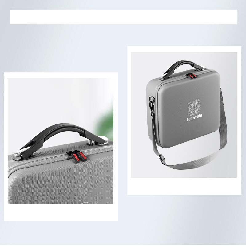 For DJI Avata Shoulder Bag PU Waterproof Carrying Case Portable Handbag for DJI FPV Flight Goggles 2/V2 Accessory Storage Bag