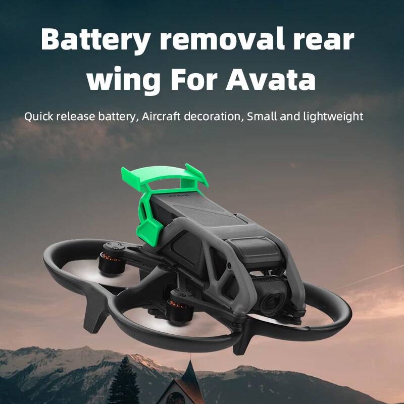 Flight Tail Suitable for DJI Avata Battery Quick-release Flying Tail Battery Protection Cover Anti-Drop Safety Clip  Accessories