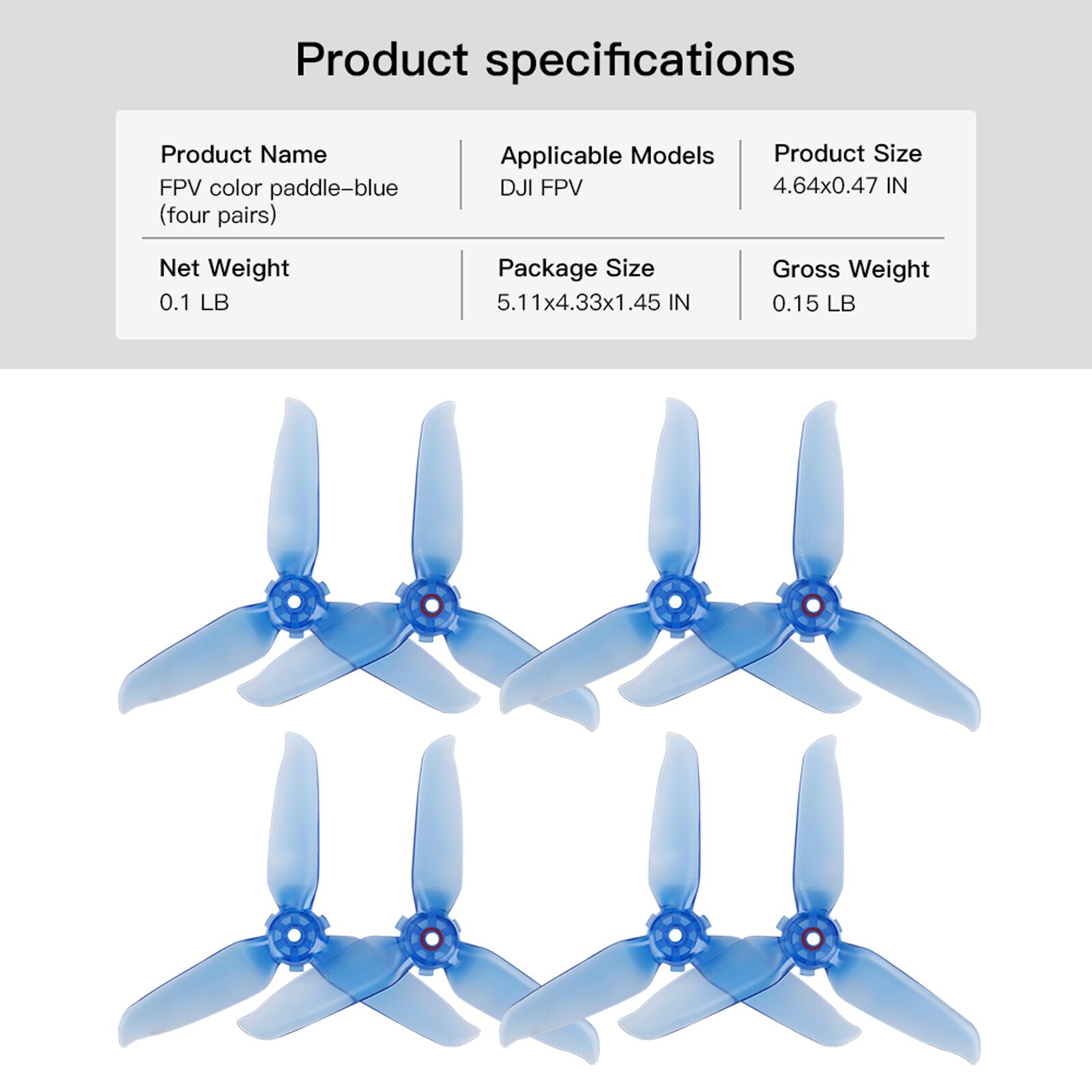 Multicolor Drone 5328S Propellers for DJI FPV Combo Drone Quiet Flight Spare Part for DJI FPV Propellers Accessories