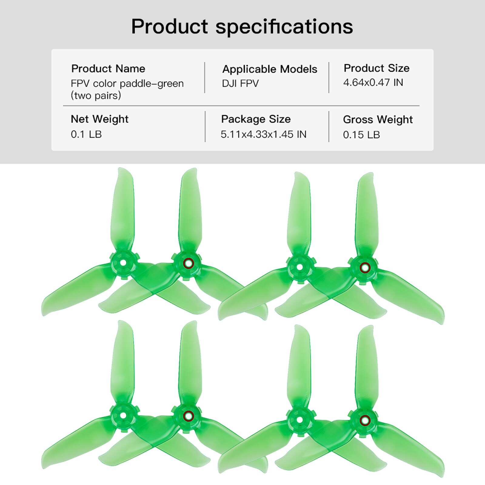 Multicolor Drone 5328S Propellers for DJI FPV Combo Drone Quiet Flight Spare Part for DJI FPV Propellers Accessories