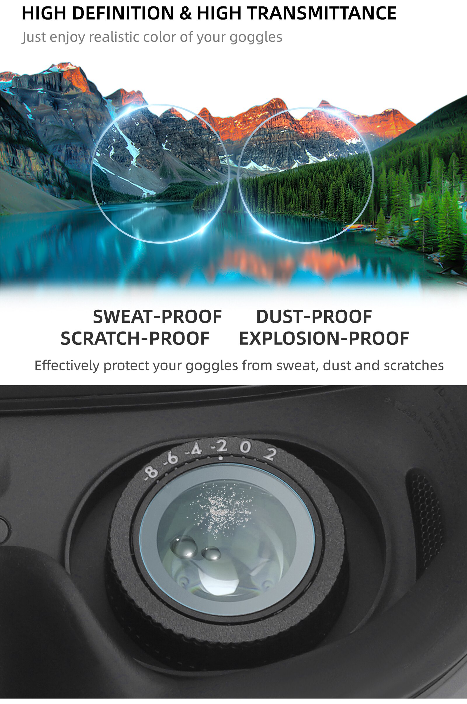 Goggles 2 Protective Film for DJI Avata FPV Glasses Lens Screen Protector  Anti-Scratch Screen HD TPU Soft Film Accessories