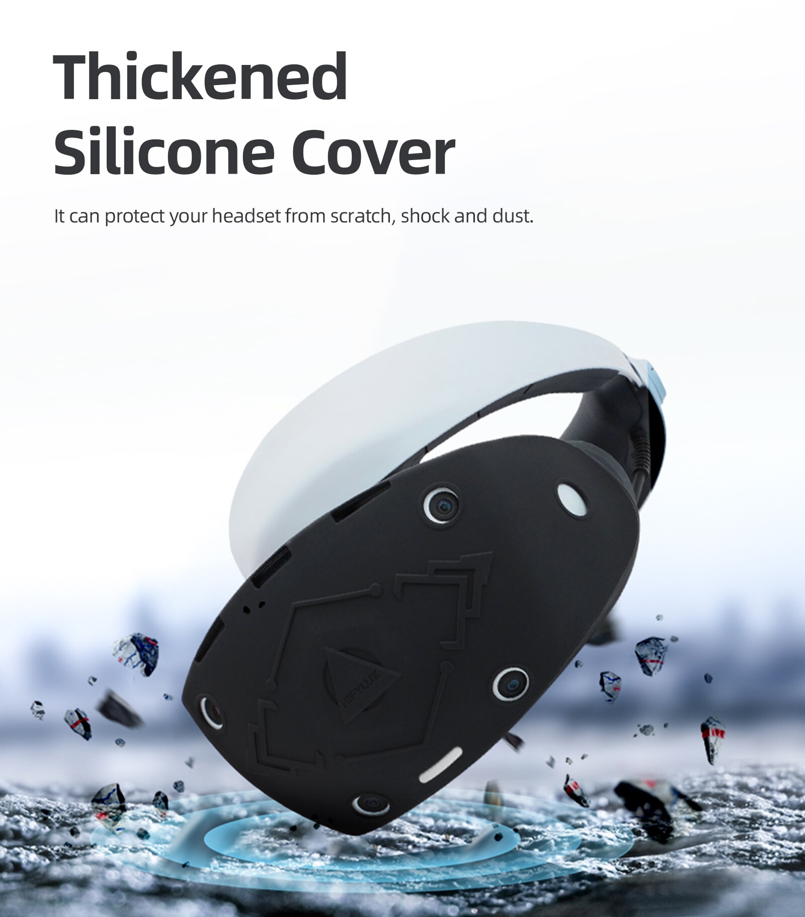 Protector Cover for PS VR2 Glasses Anti-scratch Shell Silicone Protective Case for PS VR2 Controller Grip Cover Accessories