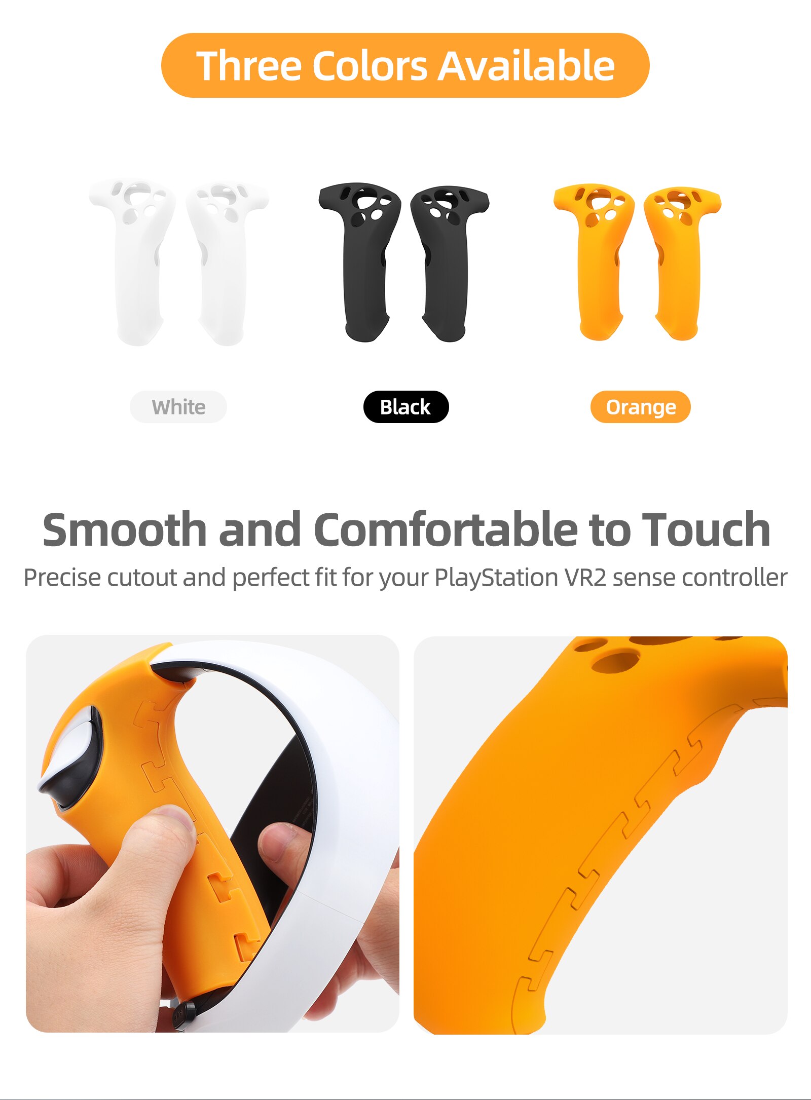 Protector Cover for PS VR2 Glasses Anti-scratch Shell Silicone Protective Case for PS VR2 Controller Grip Cover Accessories