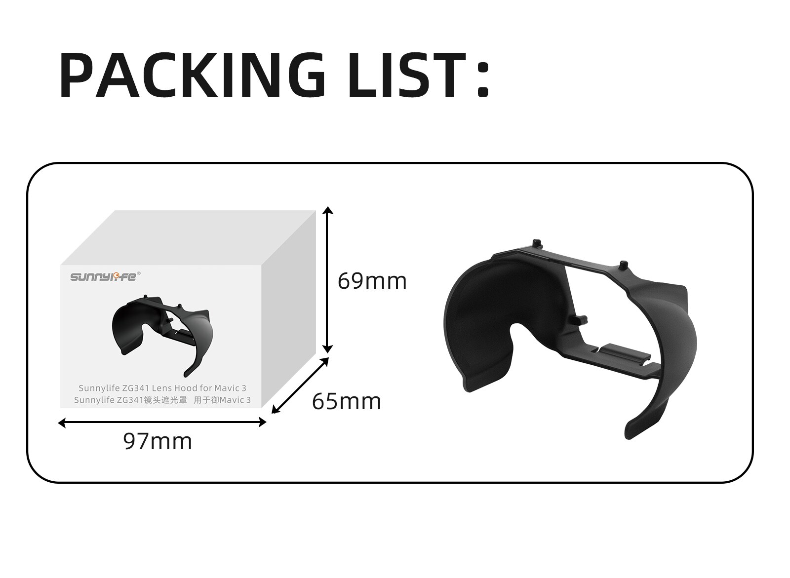 Lens Cap for DJI Mavic 3 Lens Cover Drone Camera Dust-proof Quadcopter Protector for DJI Mavic 3 Case Protector Accessories