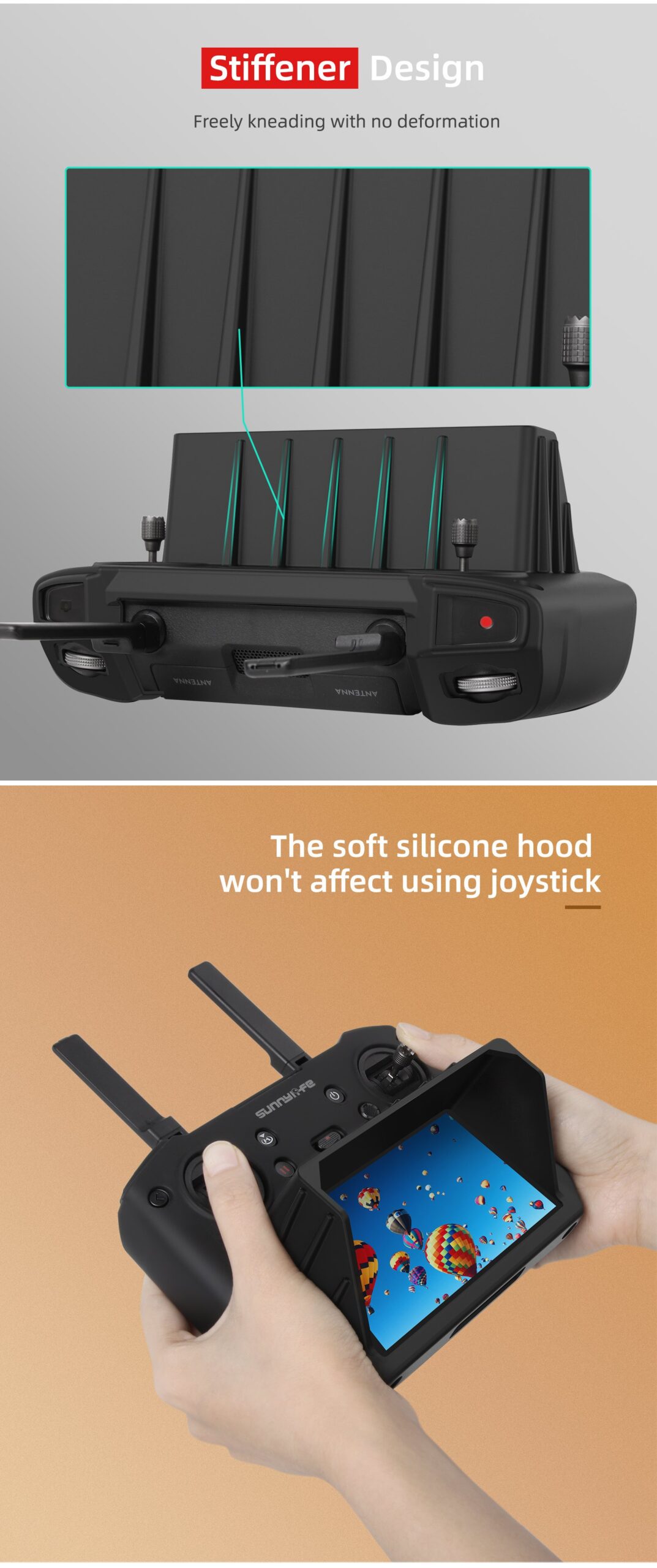 For DJI Mavic 3 Remote Control Silicone Case Protective Case for Dji Mavic3 Cine RC PRO Remote Control with Sun Hood Accessories