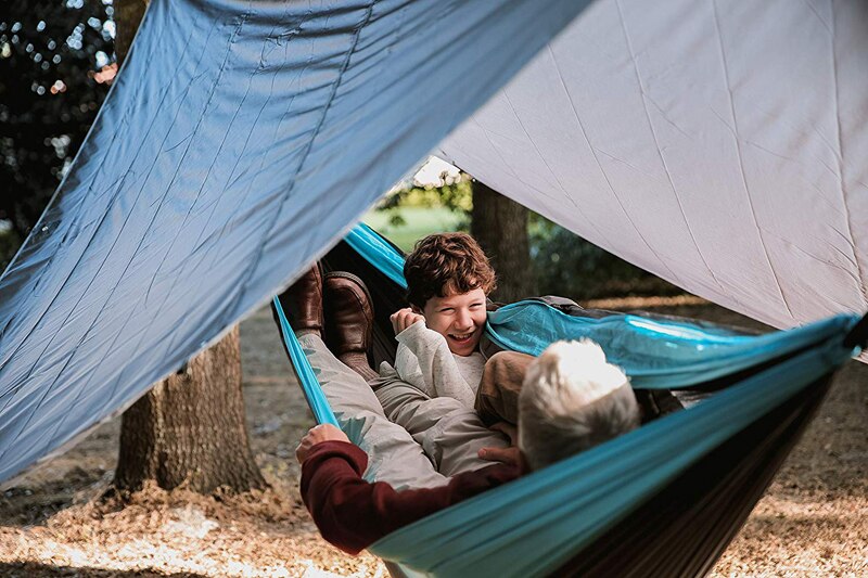 210T Nylon Parachute Hammock Light Weight Outdoor Camping Portable Single Hammock with hammock ropes and hammock carabiners