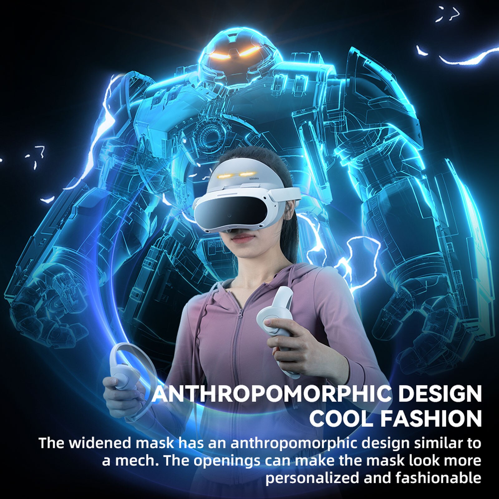 Cooling Fan for PICO4 VR Headset Active Ventilation Air Circulation Breathable Facial Interface Pad PICO4 Eye Cover Accessories