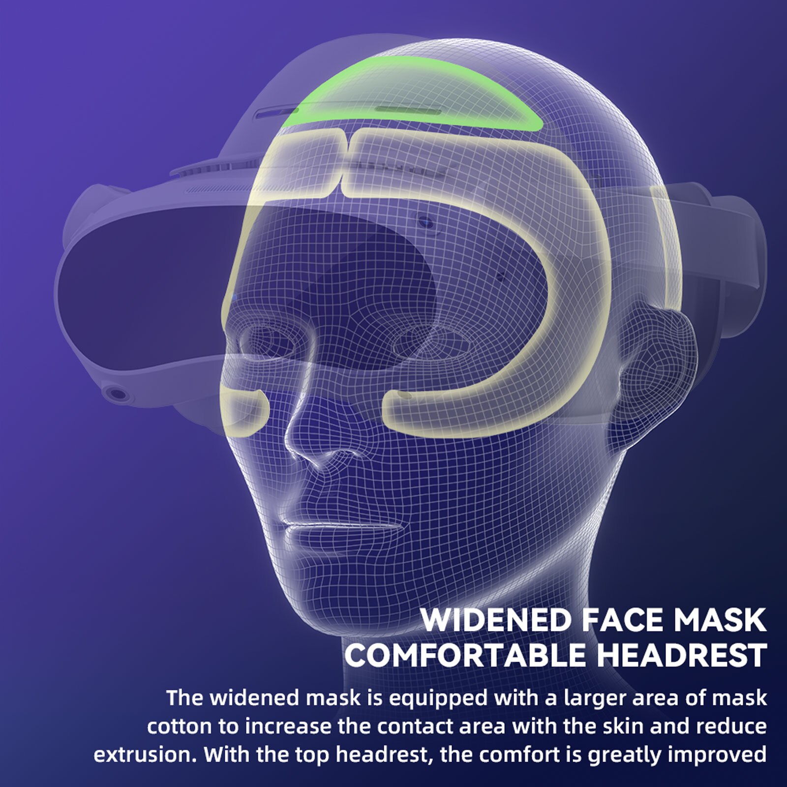 Cooling Fan for PICO4 VR Headset Active Ventilation Air Circulation Breathable Facial Interface Pad PICO4 Eye Cover Accessories