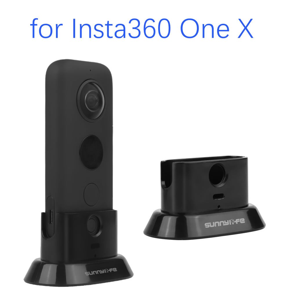 For Insta360 Panoramic Camera Desktop Support Bracket Plastic 1/4 Screw Fixed Vertical Base For Insta360 X3 Camera Accessories