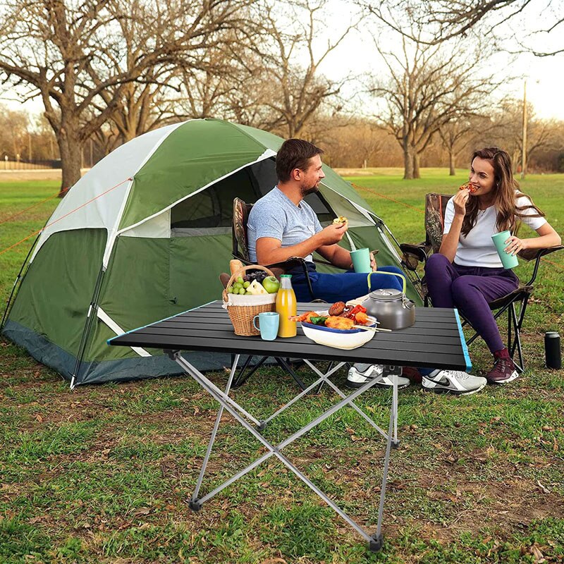 Camping Folding Roll Tables Picnic Foldable Large Size Desks Outdoor Recreation Kitchen Tourist Travel Supplies