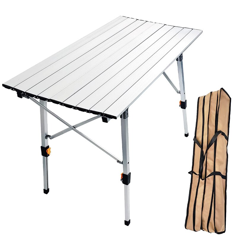 Zowee Camping  Portable Foldable Table for Outdoor Picnic Barbecue Tours Tableware Ultra Light Folding Computer Bed Desk