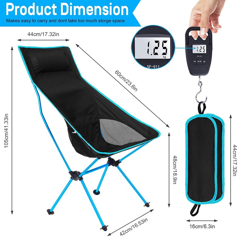 Modern Outdoor Camping fishing Chair for Picnic fishing chairs Folded chairs for BBQ Camping,Beach,Travelling,Office Chairs
